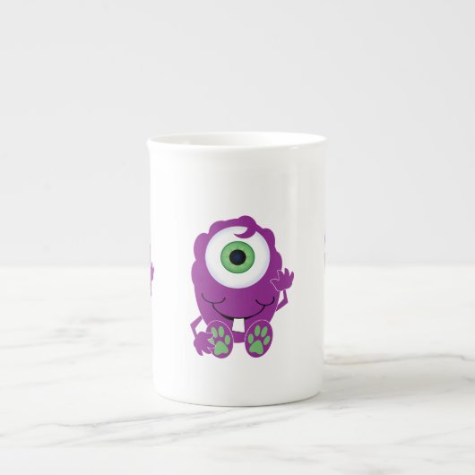 Cyclops Monster Porselein Kop (Voorkant)