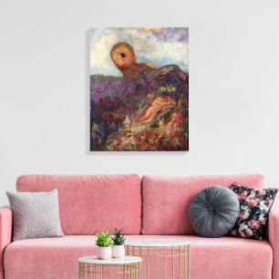 Cyclops Odilon Redon Canvas Afdruk