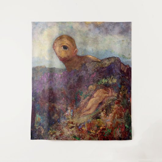 Cyclops | Odilon Redon | Wandkleed (Voorkant)