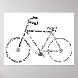 Cyclus Adventure Words Poster
