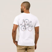cyclus/fietsen/fietsen/fietsen t-shirt (Achterkant volledig)