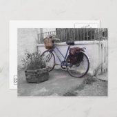 Cyclus met mand - eiland Mull Briefkaart (Voorkant / Achterkant)