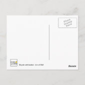 Cyclus met mand - eiland Mull Briefkaart (Achterkant)