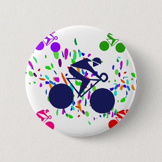 CYCLUS RONDE BUTTON 5,7 CM (Voorkant)