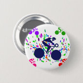CYCLUS RONDE BUTTON 5,7 CM (Voorkant /achterkant)