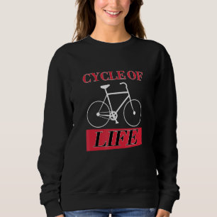 Cyclus van levenscyclusfietsenbike trui