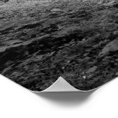 Cyclus Way - zwart-wit Poster (Hoek)