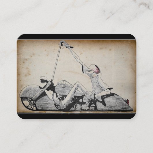 Cycluskaart Visitekaartje (Voorkant)