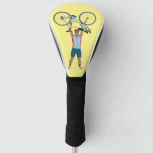 Cycluslijst Een fiets opheffen Golfheadcover