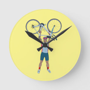 Cycluslijst Een fiets opheffen Ronde Klok
