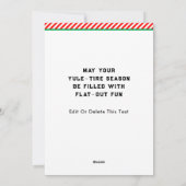 Cycluslijst Feestdagenkaart (Achterkant)