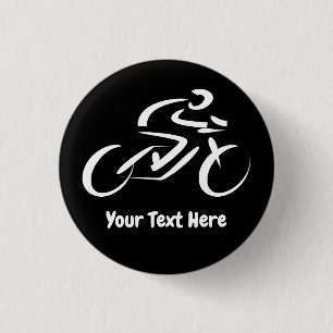 Cycluslijst fietsen op maat  ronde button 3,2 cm