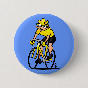 Cycluslijst - Fietsen Ronde Button 5,7 Cm