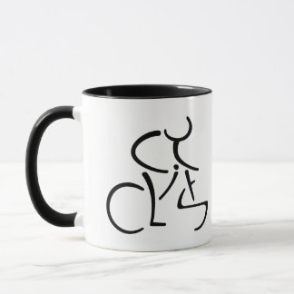 Cycluslijst Word Art Cycling-Mok Mok
