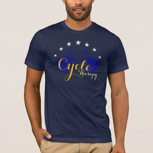 cyclustherapie / fietsen t-shirt (Voorkant)