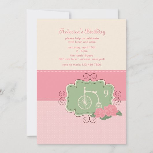 cyclusuitnodiging kaart (Voorkant)