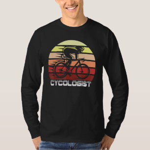 Cycologe fietsenfiets Bike Path Cyclist Road T-shirt