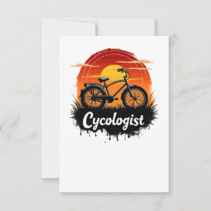 Cycologist Bike Adventure: Sunset Graphic T-shirt Save The Date