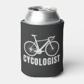 Cycologist Fun Gift for Cycling Lovers Blikjeskoeler (Blikje Voorkant)