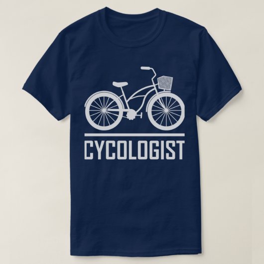 CYCOLOGIST Funny Cycling Bicycle Rider Cyclist T-shirt (Design voorkant)