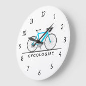 Cycologiste Aqua Bicyclette Grande horloge (Angle)