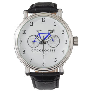 Cycologiste Montre Bicyclette Bleue