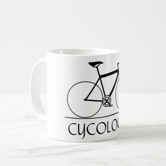 Cycologue Café Mug (Devant gauche)