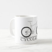 Cycologue Café Mug (Devant gauche)