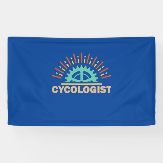 Cycoloog Art Spandoek (Horizontaal)