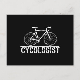 Cycoloog Bike Cycling Bicycle Briefkaart