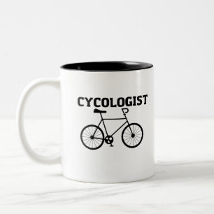 Cycoloog cycluscyclus tweekleurige koffiemok