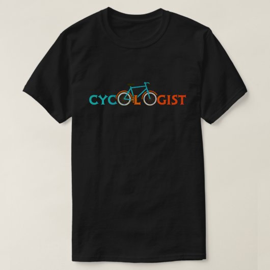 Cycoloog fiets t-shirt (Design voorkant)