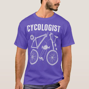 Cycoloog fietsenfiets cadeau voor fietsers t-shirt