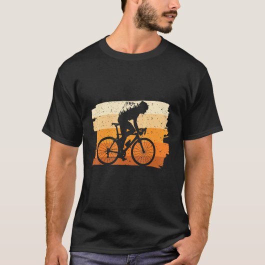 Cycoloog fietser fietsenfiets t-shirt (Voorkant)