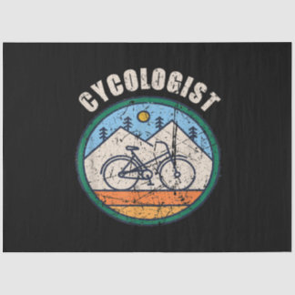 Cycoloog Funny Bicycle Cycling  Gift Tissuepapier