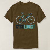 Cycoloog Funny Cycling Cycling Cyclist T-shirt (Design voorkant)