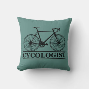 Cycoloog Funny Cycling gezegde Kussen