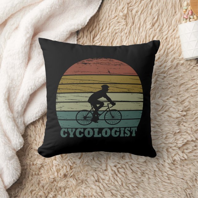 Cycoloog Funny Cycling gezegde Kussen (Deken)