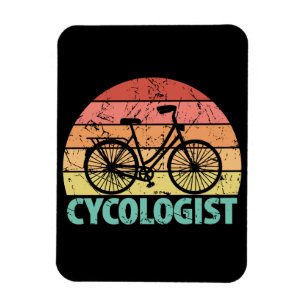 Cycoloog Funny Cycling Magneet
