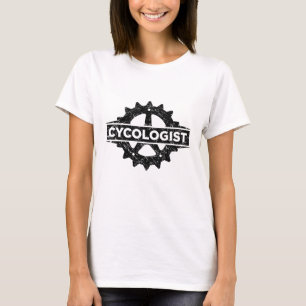 Cycoloog grappig fietscadeau t-shirt