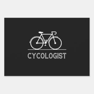 Cycoloog Lover Gift Cycling Mountain Gift Inpakpapier Vel
