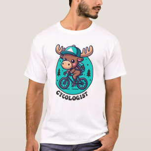 Cycoloog Moose Rijfiets T-shirt