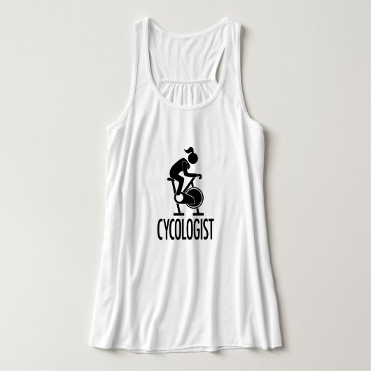 Cycoloog Tanktop (Design voorkant)