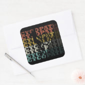 Cycopaat grappig fietsen vierkante sticker (Envelop)