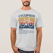 Cycopath Definition Retro Cycling T-shirt (Voorkant)