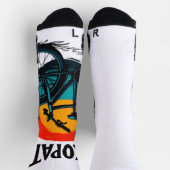 Cycopath: Energetische fiets met zonsondergang Gra Sokken (Top)