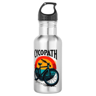 Cycopath: Energetische fiets met zonsondergang Gra Waterfles