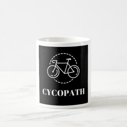 Cycopath Fietsen Gestraft Minimalistische Wegfiets Koffiemok (Center)