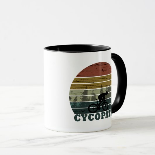 Cycopath Funny Biking gezegde Mok (Voorkant rechts)