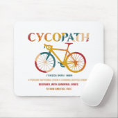 Cycopath Funny Cycling for Cyclists and Bikers Muismat (Met muis)